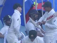 भारतीय डग आउट में पहुंचे स्टीव स्मिथ समेत कई ऑस्ट्रेलियाई खिलाड़ी, उस्मान ख्वाजा ने कोहली को दिखाया बल्ला