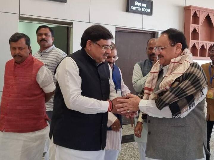 J P Nadda National President BJP Lok Sabha Core Committee meeting gave mantra of victory Lok Sabha Elections 2024 Chhattisgarh ANN Chhattisgarh Politics: कोर कमेटी की बैठक में शामिल हुए राष्ट्रीय अध्यक्ष जेपी नड्डा, बीजेपी पदाधिकारियों को दिया जीत का मंत्र