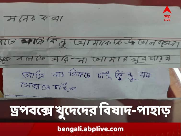 South 24 Parganas School Drop Box gets insight of child mind draws a story to fear School Children Mental Problems : আঁকাবাঁকা অক্ষর, কচি হাতে উঠে এল বুকফাটা কষ্ট, স্কুলের ড্রপবক্সে খুদেদের বিষাদ-পাহাড়