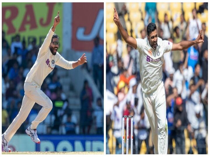 INDvsAUS 1ST TEST ravindra jadeja and ravichandran ashwin took 15 wicketst against australia Ashwin, Jadeja: 