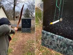 Viral Video: ਵਿਅਕਤੀ ਨੇ ਦਿਖਾਇਆ ਤੀਰਅੰਦਾਜ਼ੀ ਦਾ ਕਮਾਲ, ਯੂਜ਼ਰਸ ਨੇ ਕਿਹਾ- ਅੱਜ ਦਾ ਅਰਜੁਨ