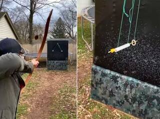 Viral Video: ਵਿਅਕਤੀ ਨੇ ਦਿਖਾਇਆ ਤੀਰਅੰਦਾਜ਼ੀ ਦਾ ਕਮਾਲ, ਯੂਜ਼ਰਸ ਨੇ ਕਿਹਾ- ਅੱਜ ਦਾ ਅਰਜੁਨ