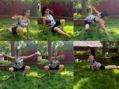 Keerthy Suresh: கீர்த்தி சுரேஷிற்குள் இப்படியொரு திறமையா? உடற்பயிற்சியில் புதுமை காட்டும் நடிகை!