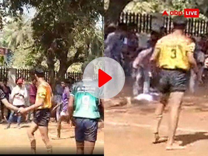 Watch Mumbai Malad kabaddi tournament kabaddi player dies due to sudden heart attack Watch: पलक झपकते ही चली गई जान, मुंबई में कबड्डी मैच के दौरान प्लेयर की हार्ट अटैक से दर्दनाक मौत, देखें वीडियो