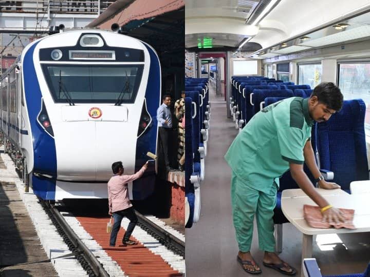 Vande Bharat Train Photos: पीएम मोदी ने शुक्रवार को मुंबई को सोलापुर और साईनगर शिर्डी से जोड़ने वाली दो नई वंदे भारत एक्सप्रेस ट्रेनों को हरी झंडी दिखाई. इस ट्रेन के अंदर की तस्वीरें सामने आई हैं.