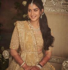 Radhika Merchant Traditional Look: ट्रेडिशल आउटफिट में अंबानी परिवार की बहू राधिका का दिखा खास अंदाज, तस्वीरों में देखें झलक