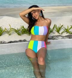 Sara Ali Khan : ઓસ્ટ્રેલિયાના બિચ પર યેલો બિકિનીમાં સુપર હોટ સારા અલી ખાન