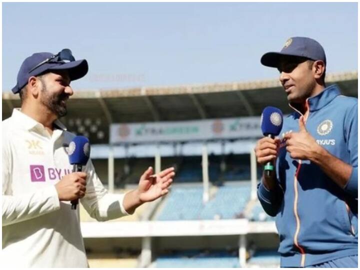 Ravichandran Ashwin Rohit Sharma Says about nagpur test win against australia IND vs AUS: अश्विन ने शानदार जीत के बाद लिया रोहित शर्मा का इंटरव्यू, पिच विवाद पर भी कप्तान ने दिया जवाब