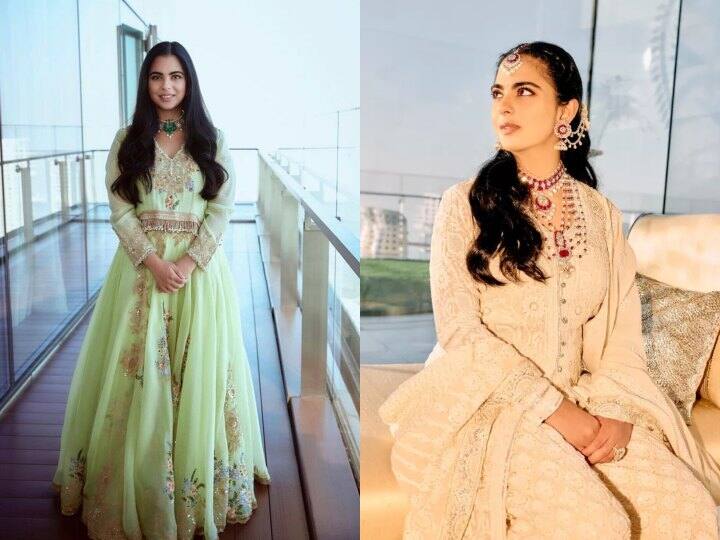 Isha Ambani Photos: 'एंटीलिया' में आयोजित अनंत और राधिका की इंगेजमेंट सेरेमनी की तस्वीरें सोशल मीडिया पर तेजी से वायरल हो रही हैं.