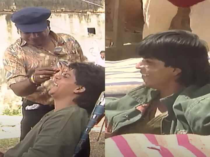 Shah Rukh Khan Film Karan Arjun Action Sequence BTS Video Shared By Pan Nalin Works Shah Rukh Khan ने 'करण अर्जुन' का एक्शन सीन कुछ यूं किया था शूट, सेट की बीटीएस वीडियो कर देगी आपकी पुरानी यादें ताजा...