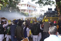 ਭਾਜਪਾ ਦਾ ਵਿਰੋਧ ਕਰਨ ਜਾ ਰਹੇ ਆਪ ਆਗੂ ਪਾਣੀ ਦੀਆਂ ਬੁਝਾੜਾਂ ਨੇ 'ਧੋਤੇ'