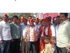 Maval : पुण्याच्या मावळमध्ये हिंदू जनगर्जना मोर्चा; मोठ्या संख्येनं नागरीक उपस्थित