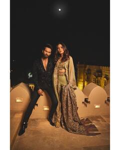 Mira Kapoor Saree Look: સિદ-કિયારાના લગ્નમાં શાહિદ કપૂરની પત્ની મીરાએ લુંટી મહેફીલ, જુઓ તસવીરો