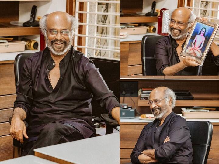 Rajinikanth in Black: சூப்பர் ஸ்டார் ரஜினிகாந்த் கருப்பு நிற உடையில் உள்ள போட்டோக்கள் தற்போது சமூக வலைதளம் முழுவதும் ட்ரெண்டாகி வருகின்றன.