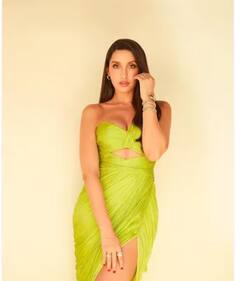 Nora Fatehi Dress : ਨੋਰਾ ਫਤੇਹੀ ਦਾ ਗ੍ਰੀਨ ਗਾਊਨ 'ਚ ਬੋਲਡ ਲੁੱਕ ,ਪਾਰਟੀ ਚ ਪਹਿਨਣ ਲਈ ਇਕਦਮ ਪਰਫੈਕਟ