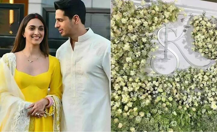 Sidharth Malhotra-Kiara Advani Wedding Reception: સિદ્ધાર્થ મલ્હોત્રા અને કિયારા અડવાણી આજે મુંબઈની 5 સ્ટાર હોટેલમાં શાનદાર રિસેપ્શન આપવા જઈ રહ્યા છે. હોટલની પ્રથમ કેટલીક તસવીરો સામે આવી છે.