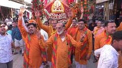 In Pics: भरतपुर में फाग महोत्सव की धूम, उत्साह से निकाली गई खाटू श्याम की शोभायात्रा, देखें पुष्प वर्षा की खूबसूरत तस्वीरें