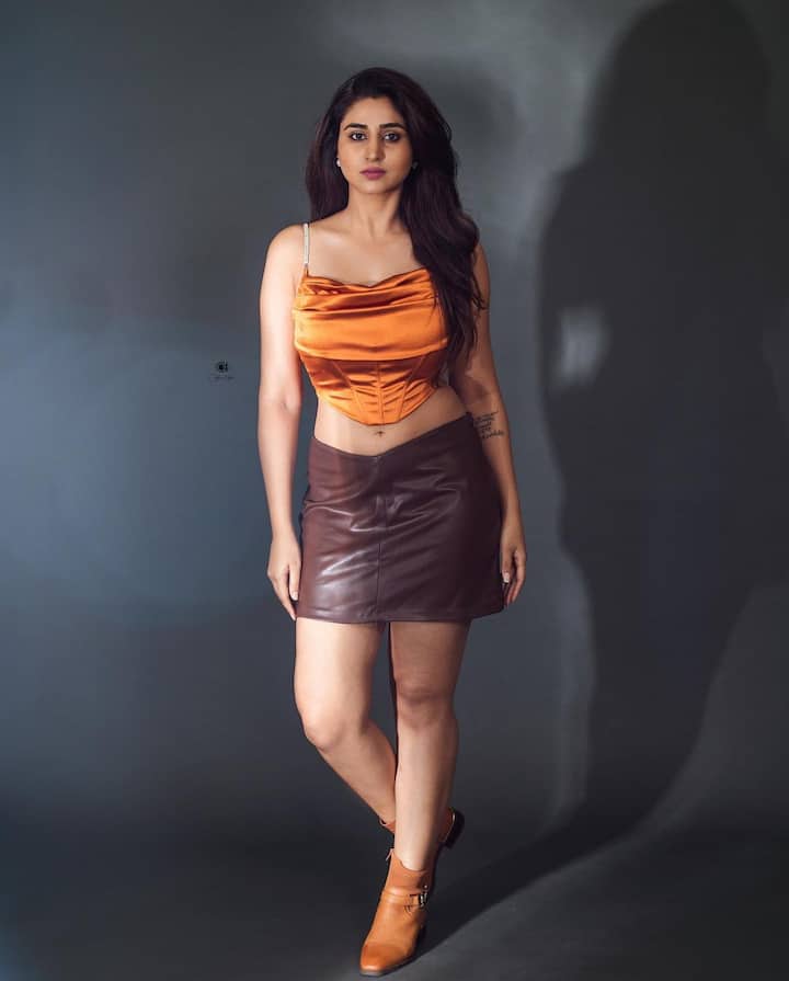 ఇన్ స్టాలో ఆమెకు ఫాలోవర్లు ఓ రేంజ్‌లో ఉన్నారు.  -Image Credit: Varshini Sounderajan/Instagram