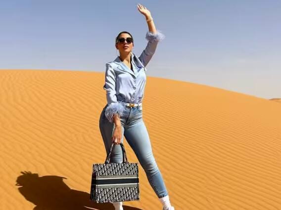Cristiano Ronaldo Georgina Rodriguez: ਕ੍ਰਿਸਟੀਆਨੋ ਰੋਨਾਲਡੋ ਗਰਲਫਰੈਂਡ ਜਾਰਜੀਨਾ ਰੋਡਰਿਗਜ਼ ਨਾਲ ਸਾਊਦੀ ਰੇਗਿਸਤਾਨ ਦੀ ਕੀਤੀ ਸੈਰ