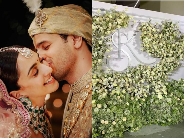 Sidharth Malhotra-Kiara Advani Wedding Reception: सिद्धार्थ मल्होत्रा और कियारा आडवाणी आज मुंबई के 5 स्टार होटल में ग्रेट-ग्रैंड रिसेप्शन देने वाले हैं. होटल की पहली कुछ तस्वीरें सामने आ गई हैं.