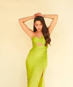 Nora Fatehi Dress: નોરા ફતેહીનો ગ્રીન ગાઉનમાં બોલ્ડ લૂક, પાર્ટીમાં પહેરવા માટે છે બેસ્ટ