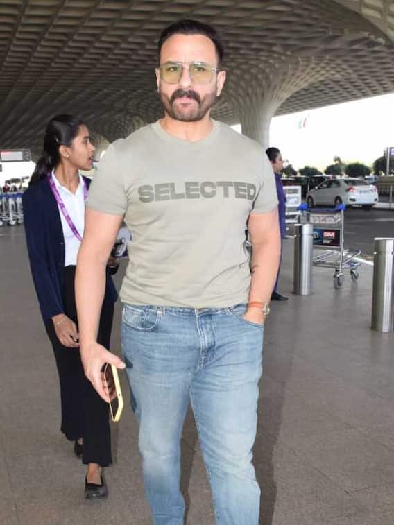 Saif Ali Khan Sports A Casual Look For Latest Airport Outing