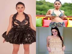 दुनिया में ऐसा कुछ भी नहीं जिसे उर्फी ने पहना नहीं... हसीना का अतरंगी ड्रेस कलेक्शन देख मच जाता है बवाल