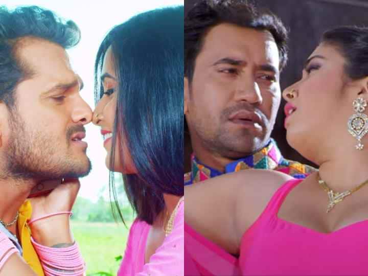 Bhojpuri Film Kissing Scene See latest Video Of Nirahua aamrapali dubey Monalisa khesari lal Yadav Pawan Singh Valentine's Day 2023: आम्रपाली से मोनालिसा तक, पर्दे पर किसिंग सीन्स से इन एक्ट्रेस ने मचाया था बवाल