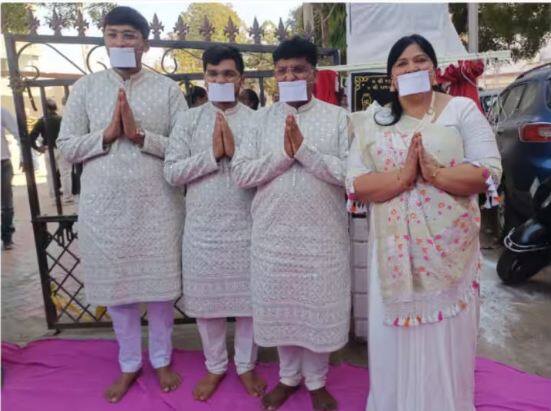 gujarat monkhood businessmen family take initiation donated property worth crores Trending: ਕਰੋੜਾਂ ਦਾ ਕਾਰੋਬਾਰ ਛੱਡ ਵਪਾਰੀ ਪਰਿਵਾਰ ਬਣ ਗਿਆ ਸੰਨਿਆਸੀ, ਸਾਰੀ ਜਾਇਦਾਦ ਕਰ ਦਿੱਤੀ ਦਾਨ