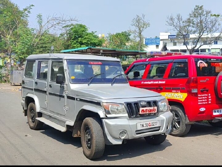 சேலத்தில் போலீஸ் ஜீப் திருடப்பட்ட விவகாரம் -  காவலர்கள் மீது  நடவடிக்கை