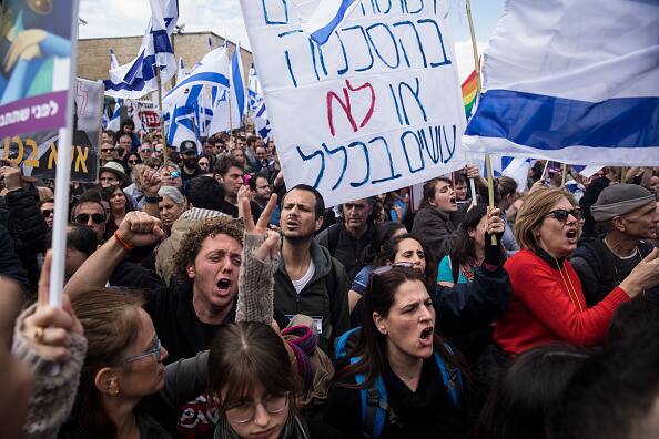 The planned reforms have sparked weeks of huge protests, elicited opposition from powerful business executives and retired military personnel, and even caused President Joe Biden to issue a statement of concern. (Source: Getty)