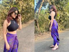 Aathmika : ‘அடியே சக்கரக்கட்டி நெஞ்சுக்குள்ள ஸ்டிக்கரை ஒட்டி..’ மீசைய முறுக்கு நாயகியின் கோவா க்ளிக்ஸ்!