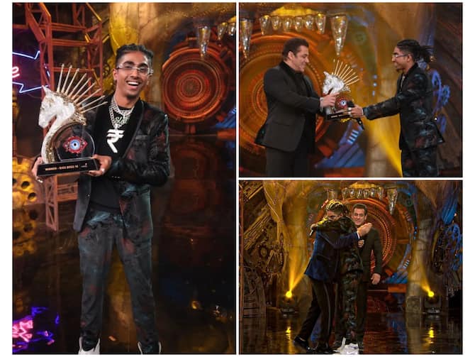 Bigg Boss 16 Finale: MC Stan Lifts the Winner's Trophy, Beats Shiv Thakare  (Watch Video)