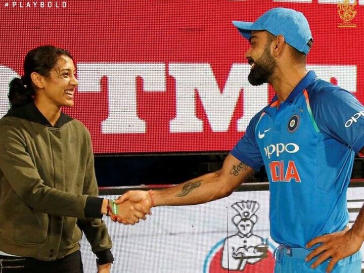 WPL Auction RCB has a special connection with jersey number 18 after Virat Kohli now Smriti Mandhana play for franchise WPL Auction: रॉयल चैलेंजर्स बेंगलुरु का जर्सी नंबर ‘18’ से रिश्ता हुआ और खास, विराट के बाद स्मृति मंधाना भी फ्रेंजाइजी में शामिल