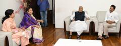 Jagan Meets Governor: గవర్నర్ దంపతులను కలిసిన సీఎం జగన్, వైఎస్ భారతి