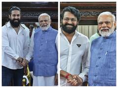 PM Modi Meets KGF Star Yash, Kantara Director Rishab Shetty And Comedian Shraddha Jain, See Pics