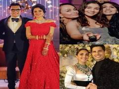 न साड़ी न लहंगा मेहमानों के सामने ऐसे कपड़ों में आई ये नई नवेली शादीशुदा हीरोइन