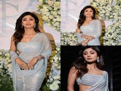 जालीदार साड़ी में ऐसी बलखाईं शिल्पा शेट्टी, देखने वालों के मुंह से निकला- 'चुरा के दिल मेरा...'