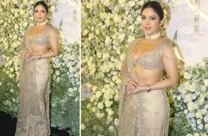 બોલીવૂડના સ્ટાર કપલ  કિઆરા-સિદ્ધાર્થનું  રિસેપ્શન મુંબઈમાં યોજવામા આવ્યું હતું. આ દરમિયાન એક્ટ્રેસ ભૂમિ પેડનેકરનો હોટ અંદાજ  જોવા મળ્યો હતો.