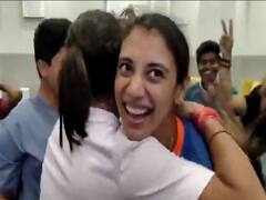WATCH: Smriti Mandhana's India Teammates At T20 World Cup Celebrate Vice-Captain Going For Big Money At WPL Player Auction