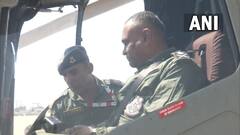 Indian Army Chief General Manoj Pande Flew Combat Helicopter: Aero Indiaలో మనోజ్ పాండే | ABP Desam