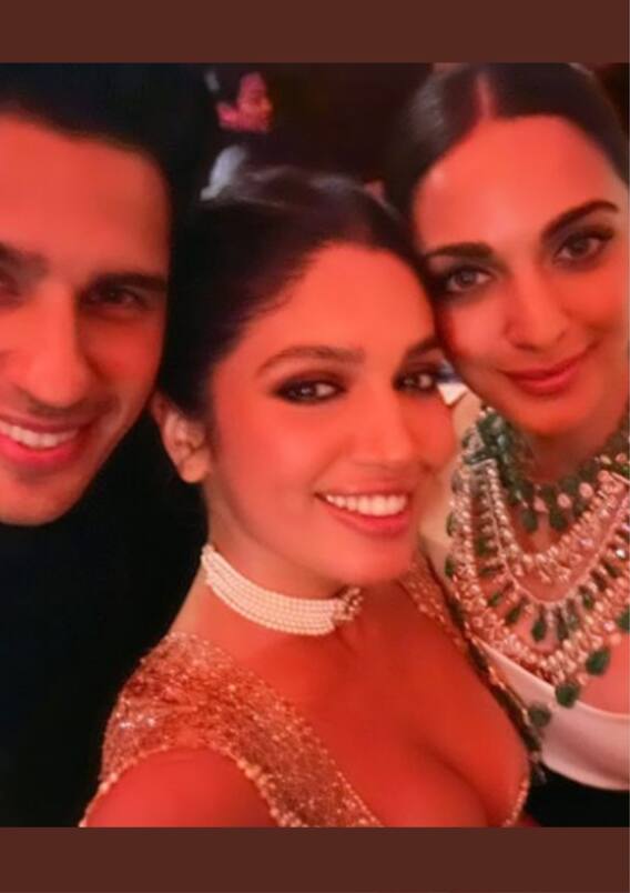 Decoding Bhumi Pednekar's Stunning Golden Saree At Sidharth-Kiara's Wedding