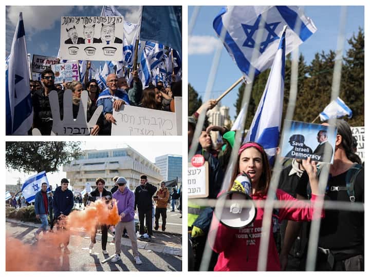 Thousands of Israelis marched on the country's parliament on Monday, despite warnings that PM Netanyahu's intention to undermine the judiciary risked plunging the country into 