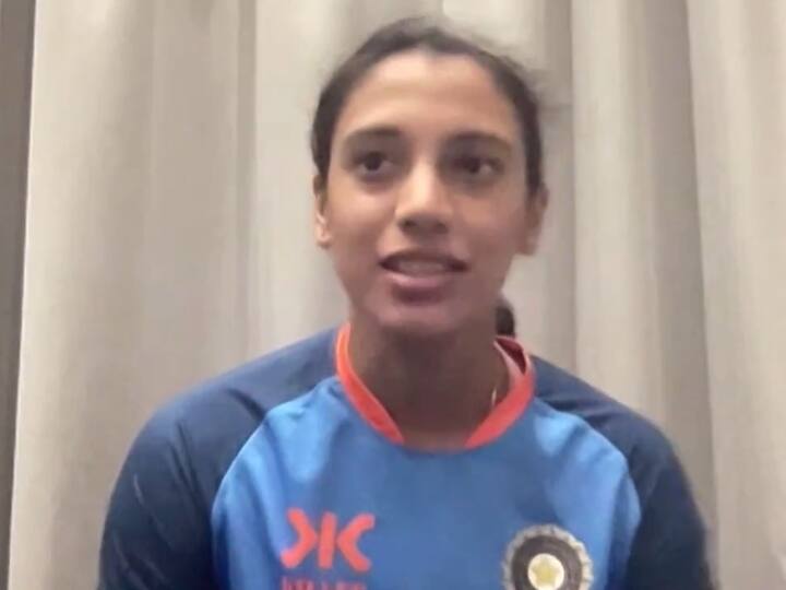 WPL 2023: Smriti Mandhana reaction after joining RCB for 3.40 crore know details Watch: ‘नमस्कार बेंगलुरु!’ रॉयल चैलेंजर्स का हिस्सा बन स्मृति मंधाना ने इस तरह ज़ाहिर की खुशी, वीडियो में देखें उत्साह