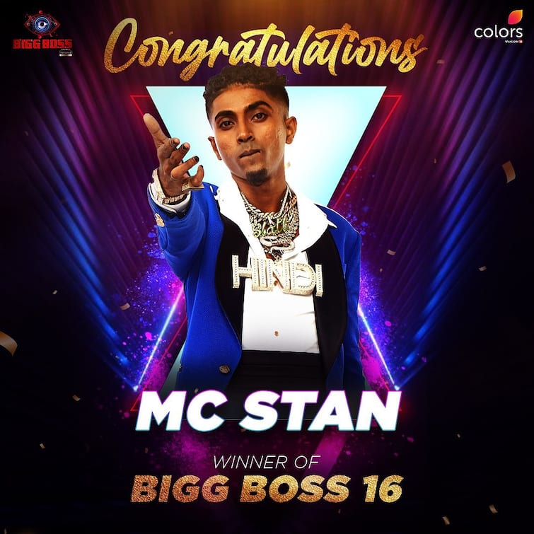 Rapper MC Stan Says, 'Created History' On Winning The Title Of 'Bigg Boss  16', SEE PICS