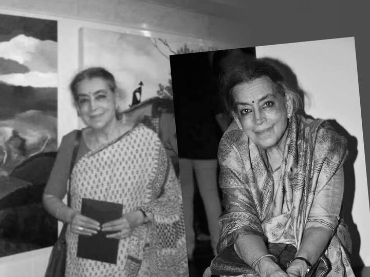 lalita lajmi dies at 90 know about artist and guru dutt sister Lalita Lajmi: ज्येष्ठ चित्रकार ललिता लाजमी यांचे निधन; वयाच्या 90 व्या वर्षी घेतला अखेरचा श्वास
