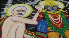 Gajanan Maharaj Prakat Din : दर्यापुरातील विद्यार्थिनीने साकारली गजानन महाराजांची 54 स्क्वेअर फुटांची मनमोहक रांगोळी