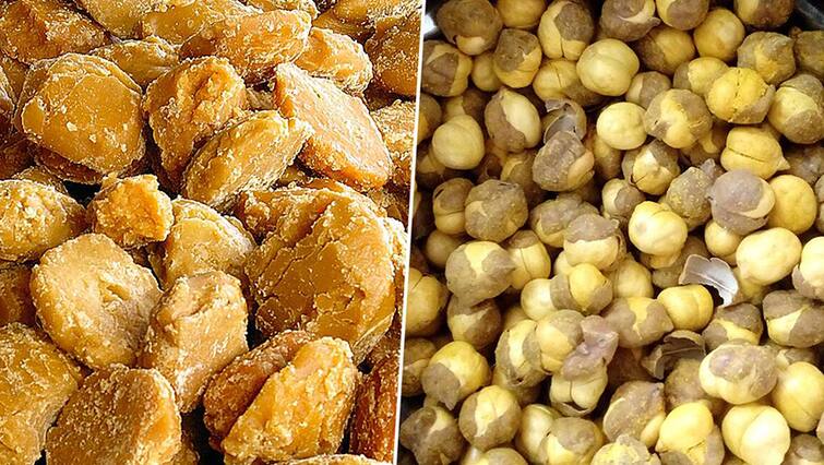 Eat chickpeas instead of soaked almonds on an empty stomach in the morning, you will be surprised to know the benefits Jaggery and Chana: ਸਵੇਰੇ ਖਾਲੀ ਪੇਟ ਭਿੱਜੇ ਹੋਏ ਬਦਾਮ ਦੀ ਬਜਾਏ ਖਾਓ ਛੋਲੇ, ਫਾਇਦੇ ਜਾਣ ਕੇ ਹੋ ਜਾਵੋਗੇ ਹੈਰਾਨ