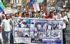 Noushad Siddique: নৌশাদ সিদ্দিকির মুক্তির দাবিতে কলকাতায় মিছিল করল বামপন্থী দলগুলি