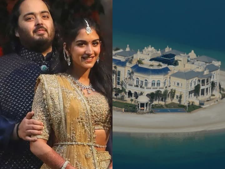 Radhika Anant Ambani Villa Dubai: देश के सबसे बड़े बिजनेसमैन मुकेश अंबानी ने अपने छोटे बेटे अनंत अंबानी के लिए दुबई में एक घर खरीदा है. इस घर के पास ही शाहरुख खान का विला है.